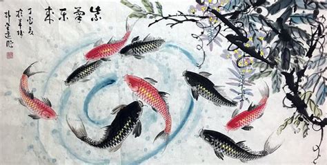 九條魚 風水|九魚圖寓意是什麼？有風水禁忌嗎？手把手教您旺運納財